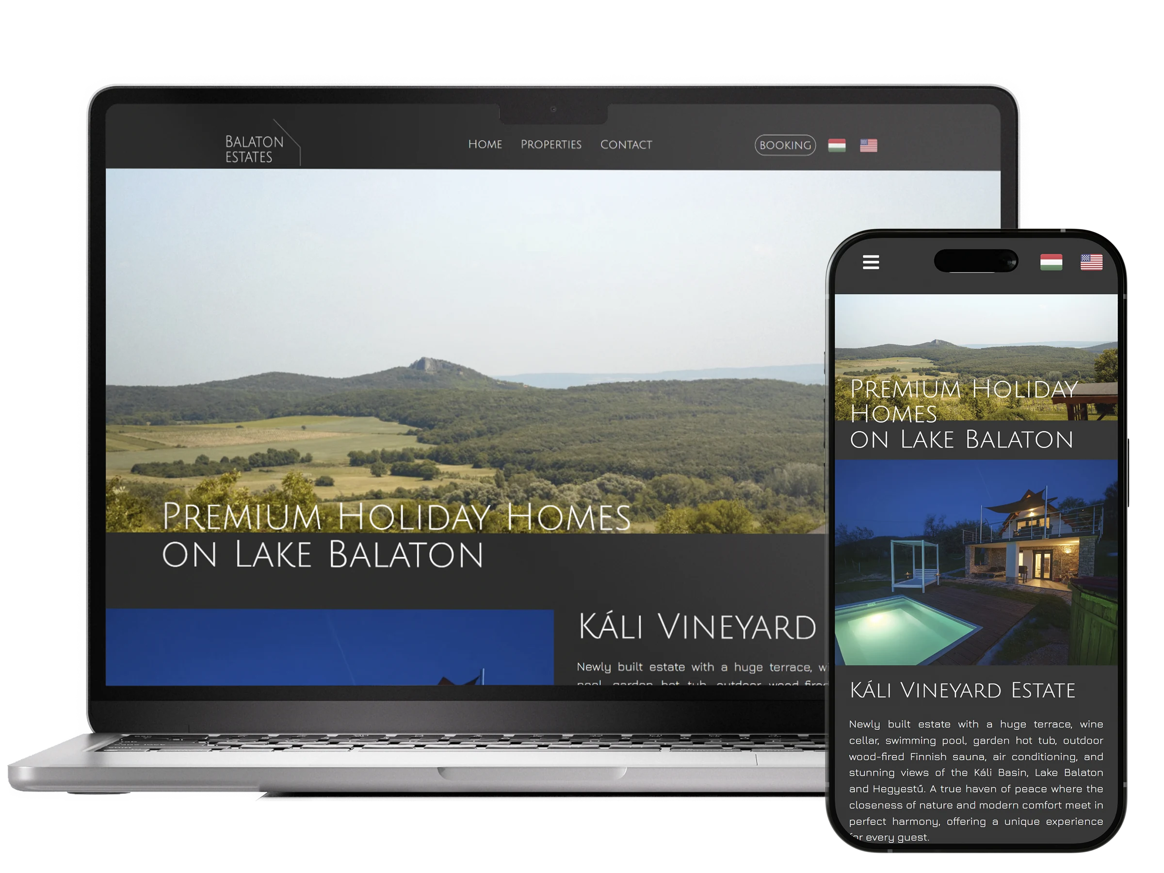 Balaton Estates mockup